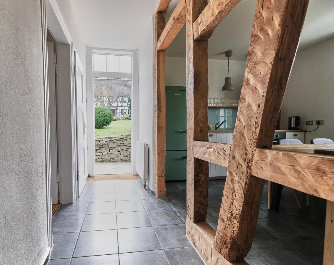 Ferienwohnung Im Fachwerkhof 'Haus In Bewegung' Seelscheid Bagian luar foto